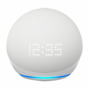 Alexa Echo Dot Clock Glacier White AMAZON 5th Generación