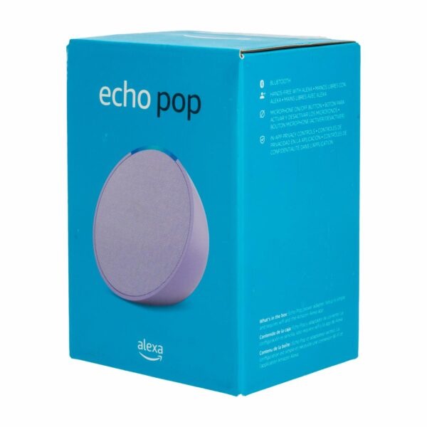 Alexa Echo Pop Smart Speaker Violeta AMAZON 1ra Generación - Imagen 3
