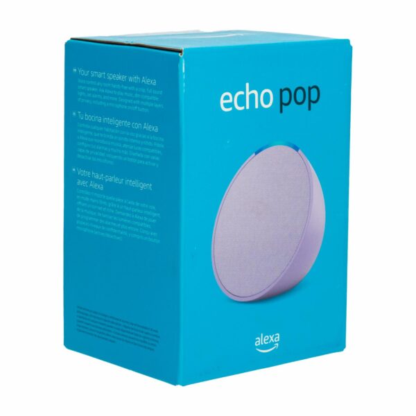 Alexa Echo Pop Smart Speaker Violeta AMAZON 1ra Generación - Imagen 4