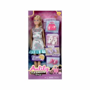 Set De Juego Muñeca Fashionista ANLILY Incluye Accesorios