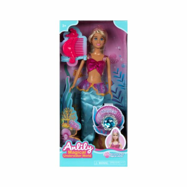 Muñeca Tipo Barbie ANLILY Sirena