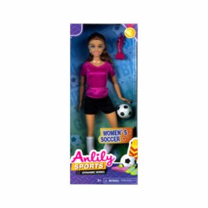 Set De Juego Muñeca Futbolista ANLILY Incluye Accesorios