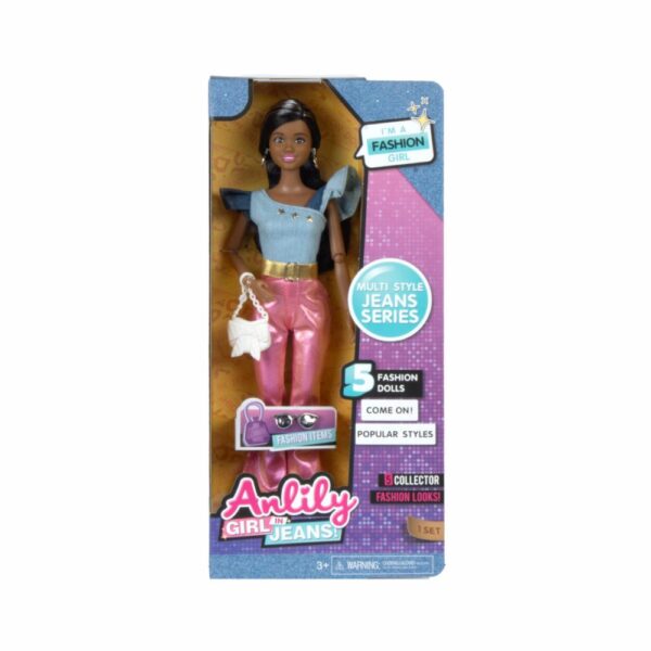 Muñeca Tipo Barbie ANLILY Fashionista