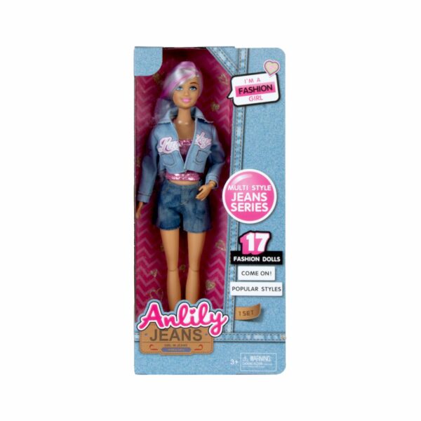 Muñeca Tipo Barbie ANLILY Fashionista