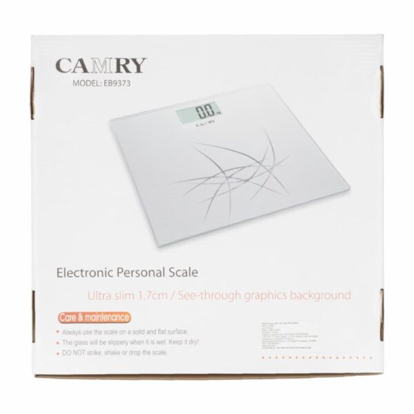 Balanza De Baño Digital Modelo EB9373 Ultra Delgada CAMRY 1,7 Cm - Imagen 4