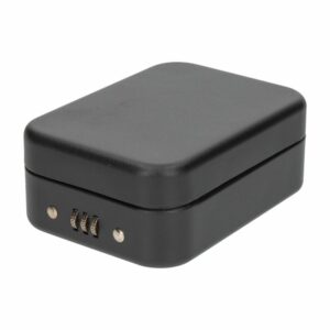 Caja De Seguridad Color Gris Con Clave WRT 16.5CMX12X6