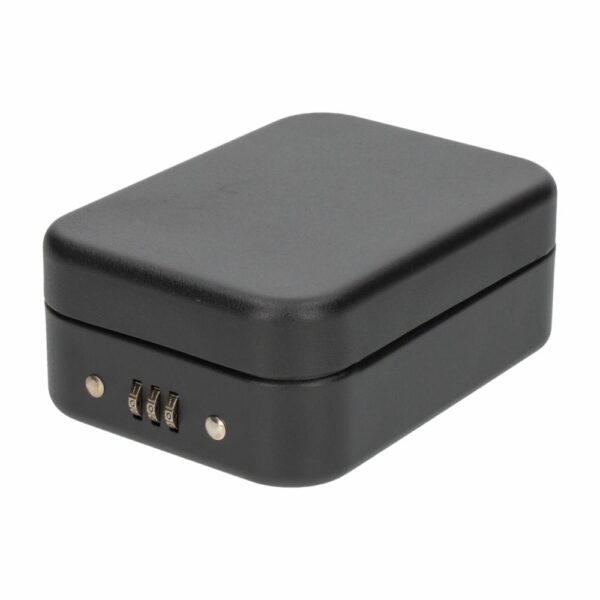 Caja De Seguridad Color Gris Con Clave WRT 16.5CMX12X6