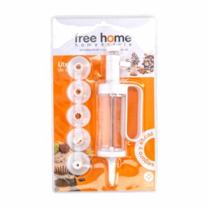 Decorador Para Pastel De Plástico FREE HOME 5 Boquillas