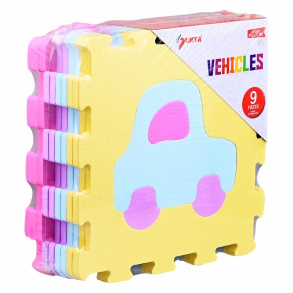 Alfombra Rompecabezas Vehículos SUN TA TOYS SDN.BHD. Incluye 9 Piezas - Imagen 2
