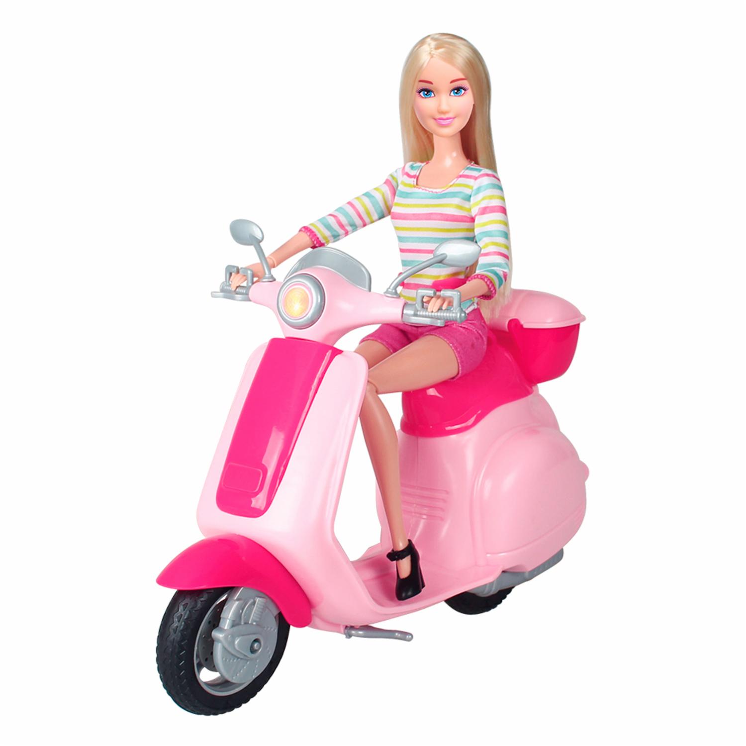 Set Muñeca Con Moto ANLILY Incluye Accesorios