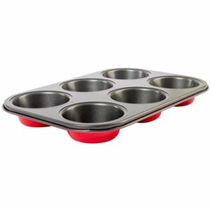 Molde 6 Muffins Rojo RL INDUSTRY Unidad