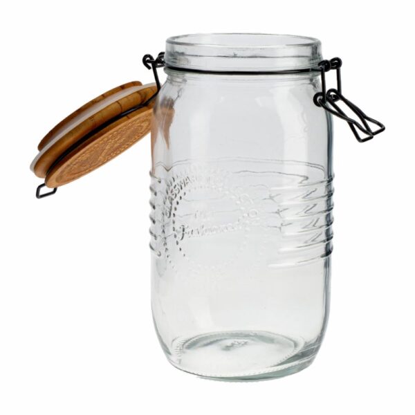 Frasco Con Tapa Madera OLD FASHIONED 1,5 L - Imagen 2