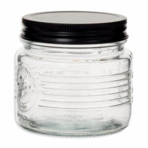 Frasco Metalica Negra OLD FASHIONED Con Tapa