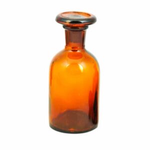 Botella De Vidrio Con Tapa Ámbar OLD FASHIONED Unidad