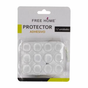 Ganchos Transparentes Adhesivos FREE HOME x 4 Piezas