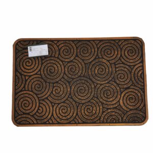 Rodapié De Caucho Diseño Espiral FREE HOME 40 X 60