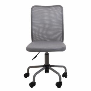 Silla De Oficina Altura Regulable Gris SOPAI FURNITURE Textil