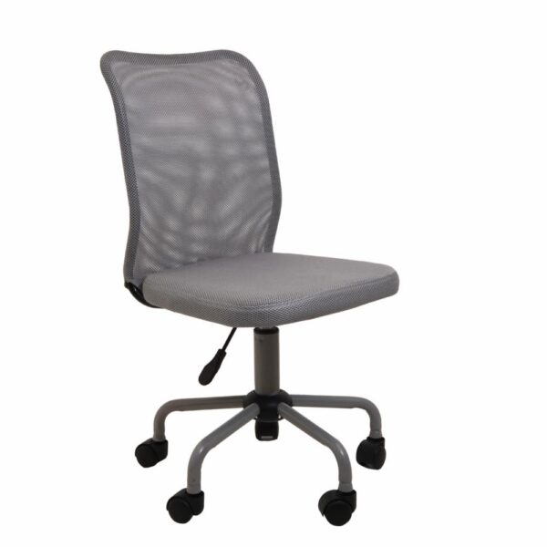 Silla De Oficina Altura Regulable Gris SOPAI FURNITURE Textil - Imagen 2
