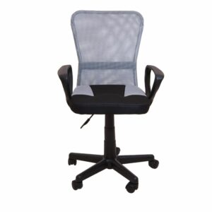 Silla De Oficina Con Apoya Brazos Negra Con Gris Claro SOPAI FURNITURE