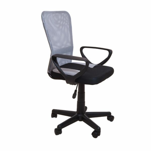 Silla De Oficina Con Apoya Brazos Negra Con Gris Claro SOPAI FURNITURE - Imagen 2