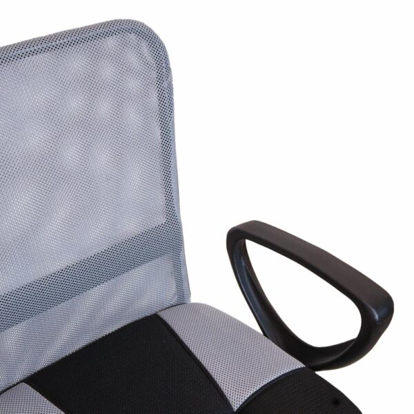 Silla De Oficina Con Apoya Brazos Negra Con Gris Claro SOPAI FURNITURE - Imagen 5
