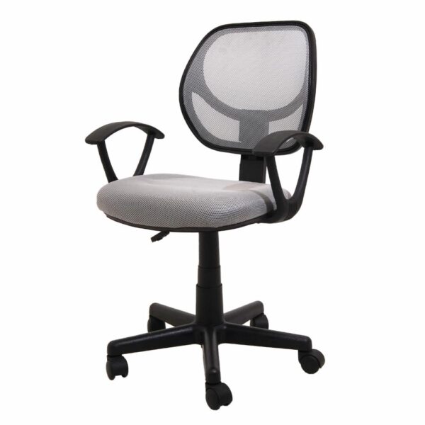 Silla De Oficina Con Apoya Brazos Gris SOPAI FURNITURE - Imagen 3