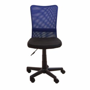 Silla De Oficina Altura Regulable Negro Con Azul SOPAI FURNITURE