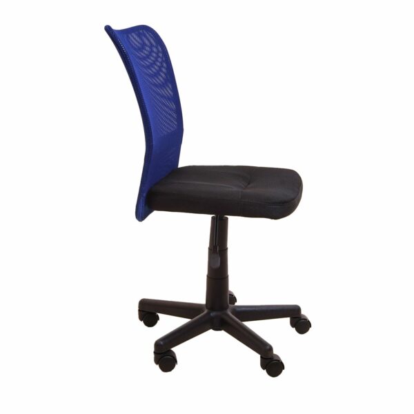 Silla De Oficina Altura Regulable Negro Con Azul SOPAI FURNITURE - Imagen 2