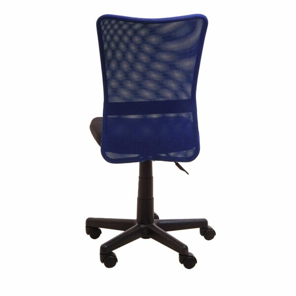 Silla De Oficina Altura Regulable Negro Con Azul SOPAI FURNITURE - Imagen 4