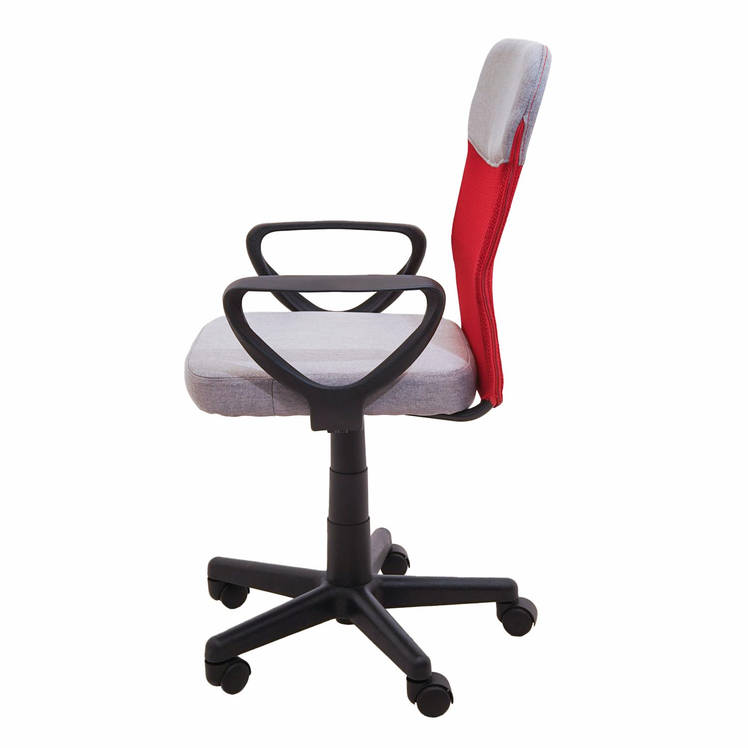 Silla De Oficina Apoya Brazos Rojo Con Gris SOPAI FURNITURE - Imagen 3