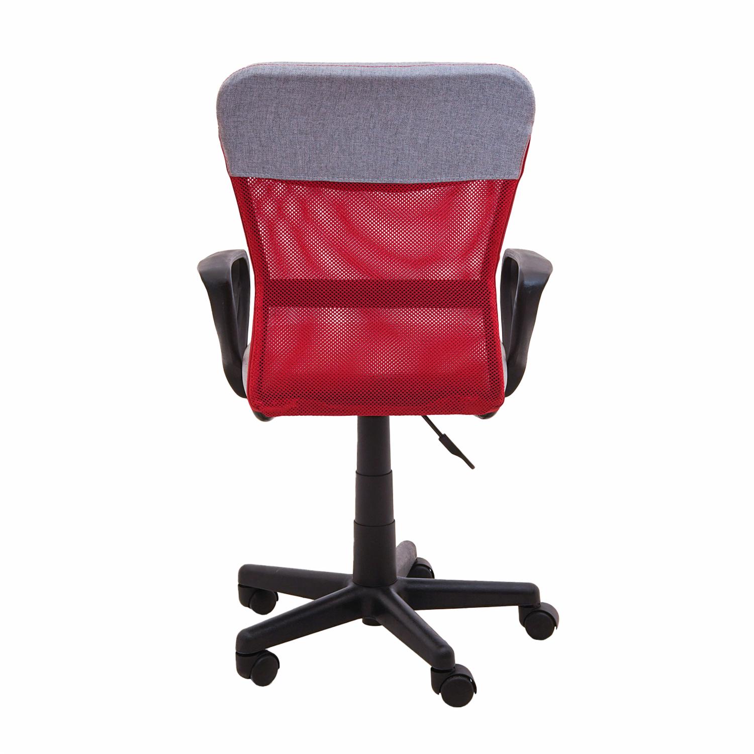 Silla De Oficina Apoya Brazos Rojo Con Gris SOPAI FURNITURE - Imagen 4