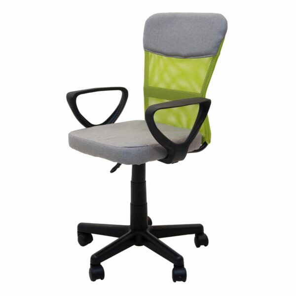 Silla De Oficina Apoya Brazos Verde Manzana Y Gris Oscuro SOPAI FURNITURE - Imagen 3