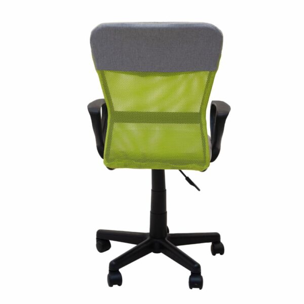 Silla De Oficina Apoya Brazos Verde Manzana Y Gris Oscuro SOPAI FURNITURE - Imagen 4