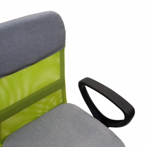 Silla De Oficina Apoya Brazos Verde Manzana Y Gris Oscuro SOPAI FURNITURE - Imagen 5