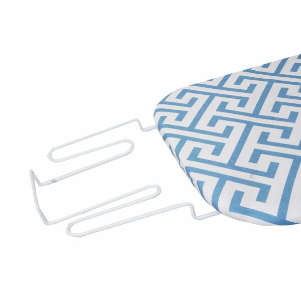 Tabla De Planchar Forro Geométrico Azul Con Blanco FREE HOME 110 X 33CM - Imagen 2