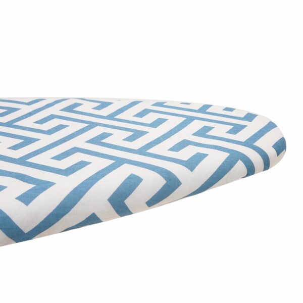 Tabla De Planchar Forro Geométrico Azul Con Blanco FREE HOME 110 X 33CM - Imagen 3