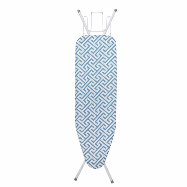 Tabla De Planchar Forro Geométrico Azul Con Blanco FREE HOME 110 X 33CM - Imagen 4