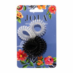 Set De Ligas Trasparente HAIR WITH FLAIR Longitud Perfecta X 5 Unidades