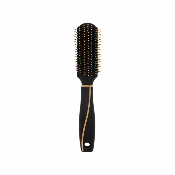 Cepillo Rectangular Negro/Dorado HAIR WITH FLAIR Unidad