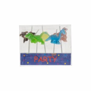 Velas Dinosaurios MAOMING X 5 Unidades