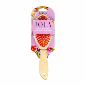 Cepillo De Cabello De Madera Crema JOIA Ovalado