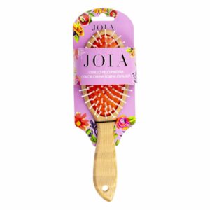 Cepillo De Cabello De Madera Crema JOIA Ovalado