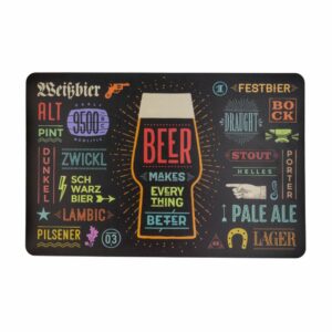 Individual Beer FREE HOME 43,5 X 28,2 Cm