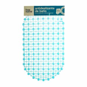 Antideslizante De Baño Azul FREE HOME 69 X 39 Cm
