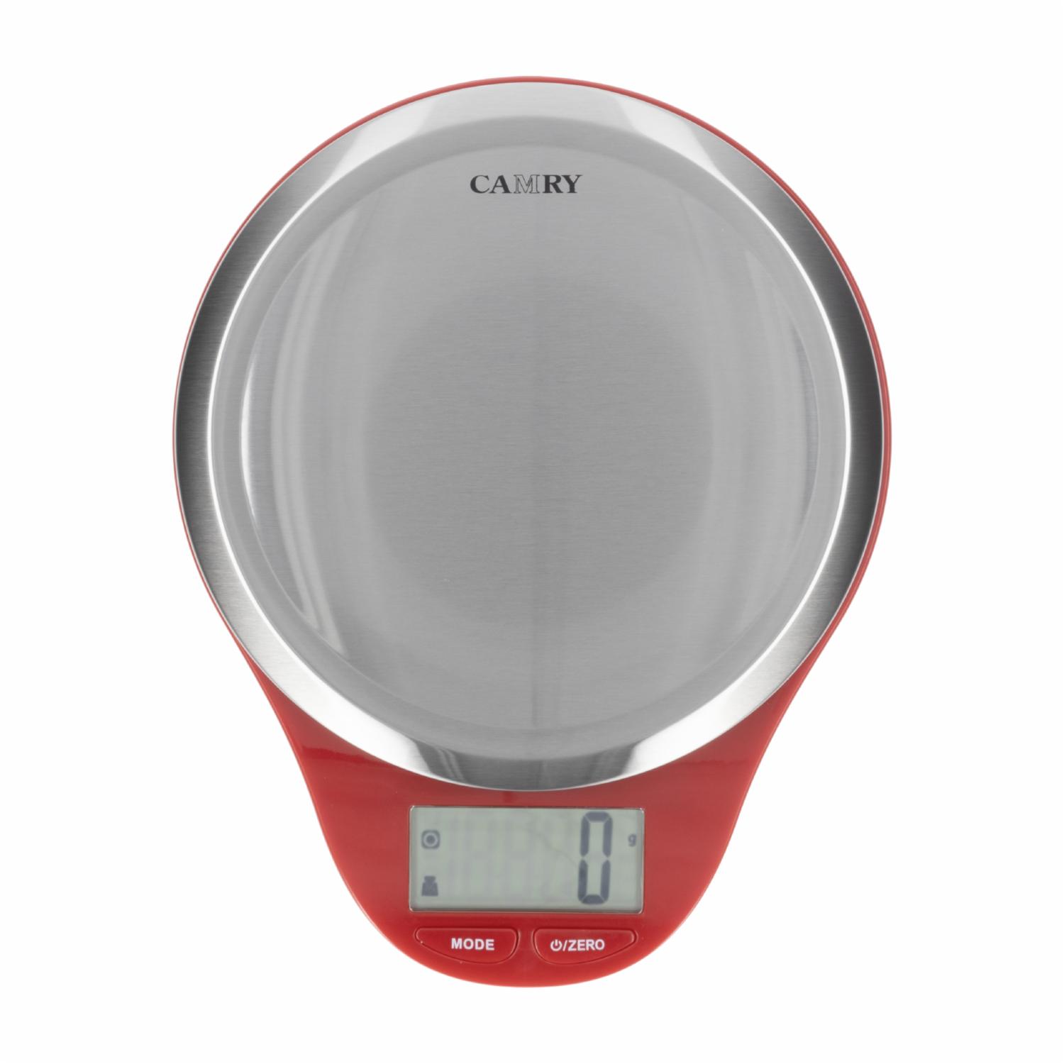 Balanza Cocina Digital Rojo CAMRY Unidad - Imagen 2