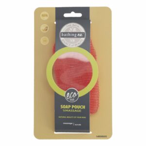 Esponja Exfoliante Corporal Color Rojo BATHING SPA Unidad