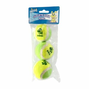 Juguete Para Perro Playing Tennis Ball 2.5"X 3 SOLEIL UNIDAD