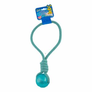 Juguete Para Mascota De Perro Rope Toyball SOLEIL PET'S WORLD Mediano
