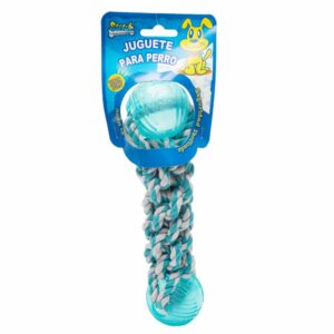 Juguete Para Mascota Diseño Rope Toy 2 Balls SOLEIL PET'S WORLD Unidad