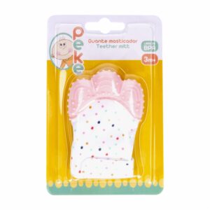 Guante Masticador 3m + Color Rosa PEKE Unidad